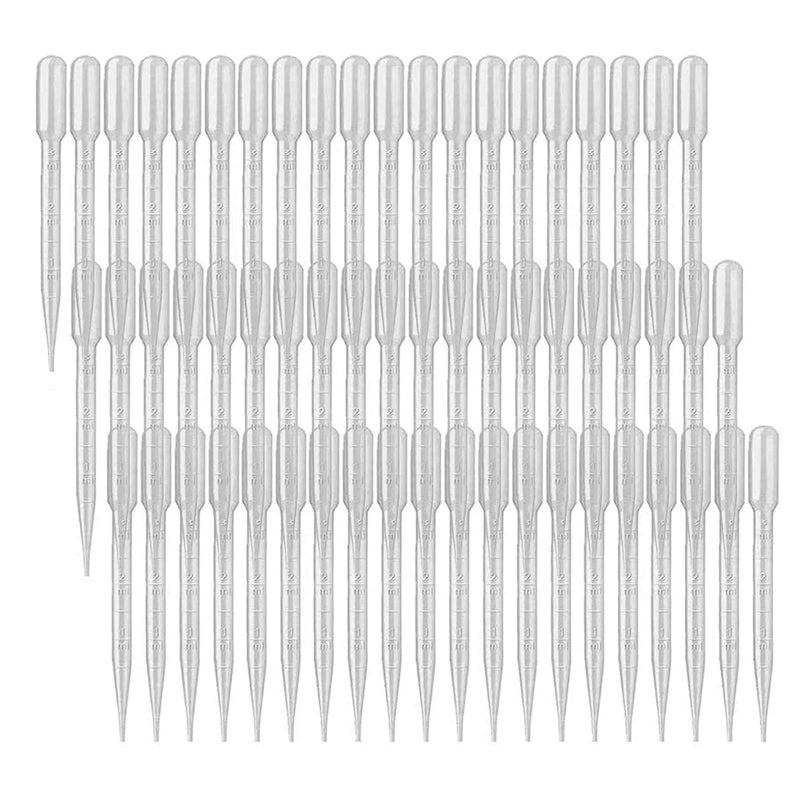 YSSHUI 300PCS 3ML Plastic Transfer Pipettes, YSSHUI Disposable Pipette Transfer Pipettes for Essential Oil Pipette Makeup Tool - Image 1